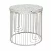 Bloomingville Cap Bijzettafel Wit Terrazzo