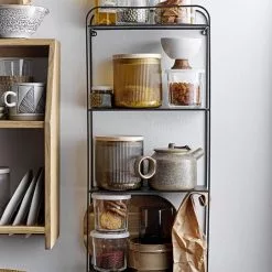 Bloomingville Carol Wandplank - Naturel -Fauteuils promo bloomingville carol wandplank naturel 3