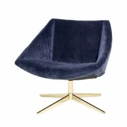 Bloomingville Elegant Fauteuil Blauw Velours 12 Bloomingville Elegant Fauteuil Blauw Velours -Fauteuils promo bloomingville elegant fauteuil blauw velours 1