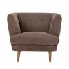 Bloomingville Elliot Loungestoel - Bruin -Fauteuils promo bloomingville elliot loungestoel bruin