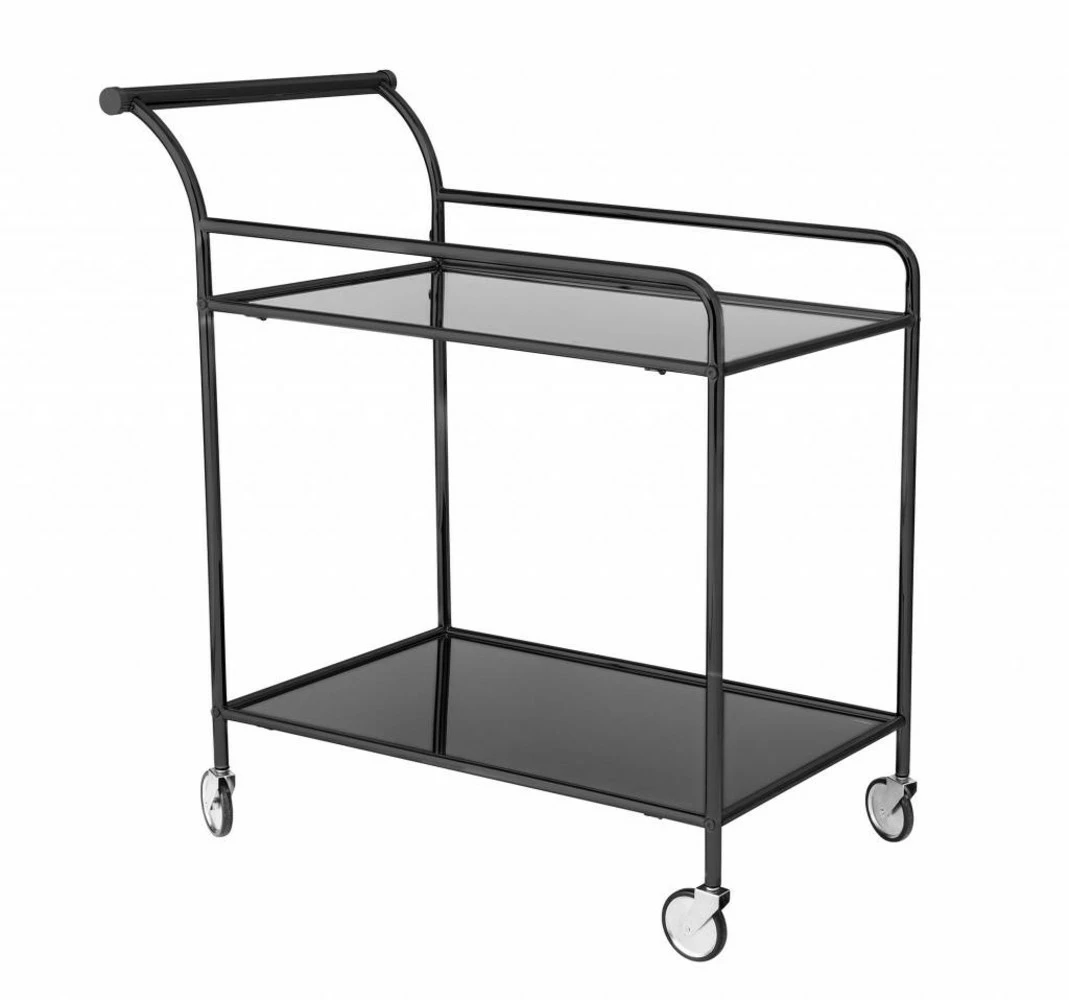 Bloomingville Fine Bar Trolley Zwart 5 Bloomingville Fine Bar Trolley Zwart - Afbeelding 3