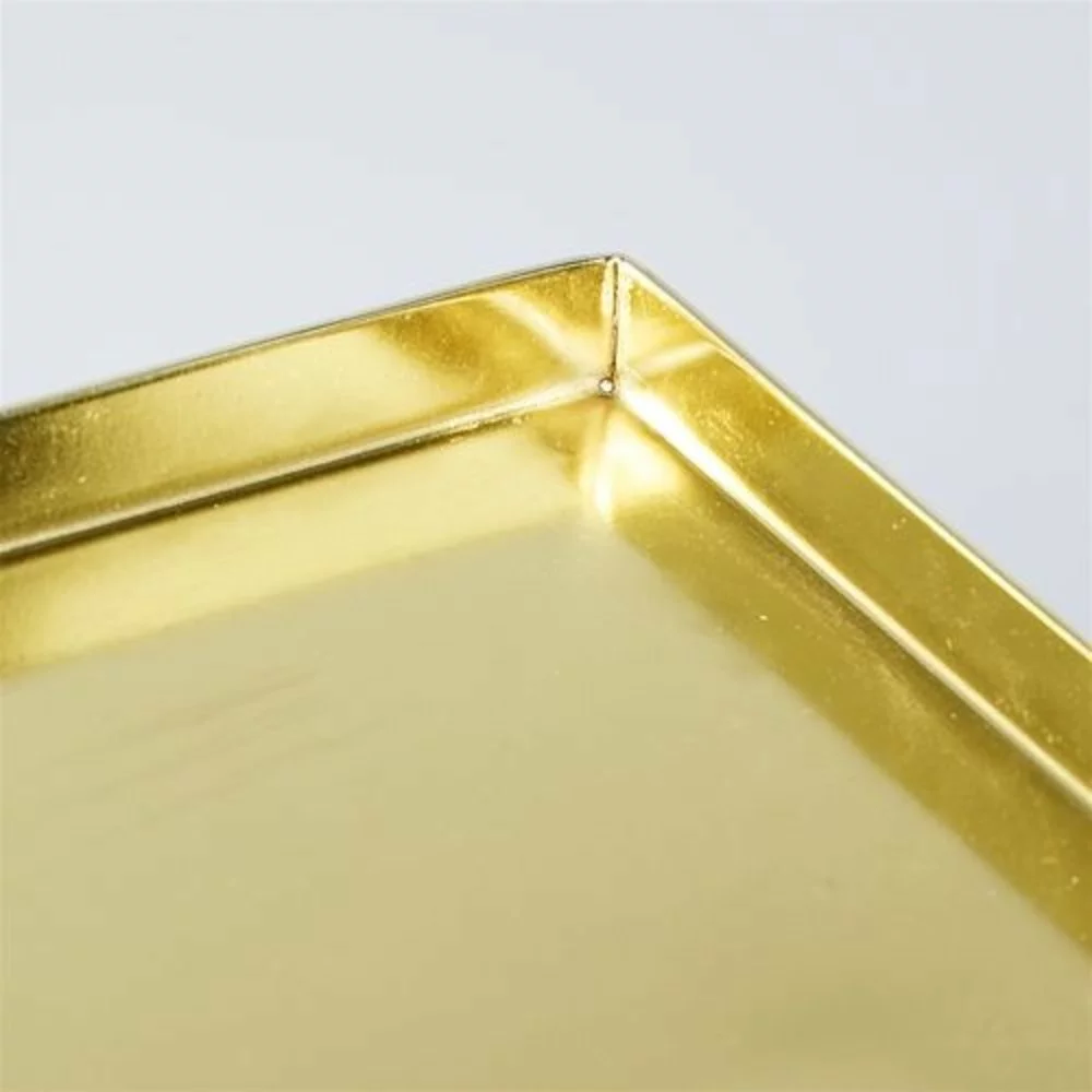 Bloomingville Grid Bijzettafel Metaal Goud Look 8 Bloomingville Grid Bijzettafel Metaal Goud Look - Afbeelding 6