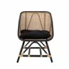 Bloomingville Loue Loungestoel - Zwart 1 Bloomingville Loue Loungestoel - Zwart -Fauteuils promo bloomingville loue loungestoel zwart