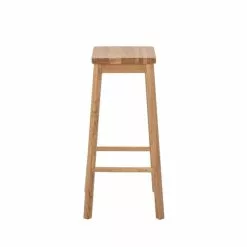 Bloomingville Mats Kruk Eikenhout - Naturel -Fauteuils promo bloomingville mats kruk eikenhout naturel 2