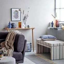 Bloomingville Raymon Poef - Bruin -Fauteuils promo bloomingville raymon poef bruin 3