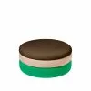 Broste Copenhagen Pond Poef Groen/roze/koffie Ø68cm - 31001147 1 Broste Copenhagen Pond Poef Groen/roze/koffie Ø68cm - 31001147 -Fauteuils promo broste copenhagen pond poef groen roze koffie 68cm