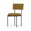 HKliving Eetkamerstoel Zwart/goldhawk - CSK5004 -Fauteuils promo hkliving eetkamerstoel zwart goldhawk csk5004