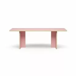 HKliving Eettafel Rechthoekig 220cm Roze - CTA4005 -Fauteuils promo hkliving eettafel rechthoekig 220cm roze cta4005 1