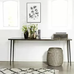 House Doctor Club Consule Bijzettafel Zwart Hout 7 House Doctor Club Consule Bijzettafel Zwart Hout -Fauteuils promo house doctor club consule bijzettafel zwart hout 2