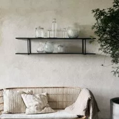 House Doctor Woods Wandplank Zwart 130cm - 203801011 -Fauteuils promo house doctor woods wandplank zwart 130cm 203801011 2