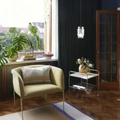 Hubsch Loungestoel - Geel/lichtgroen 12 Hubsch Loungestoel - Geel/lichtgroen -Fauteuils promo hubsch loungestoel geel lichtgroen 4