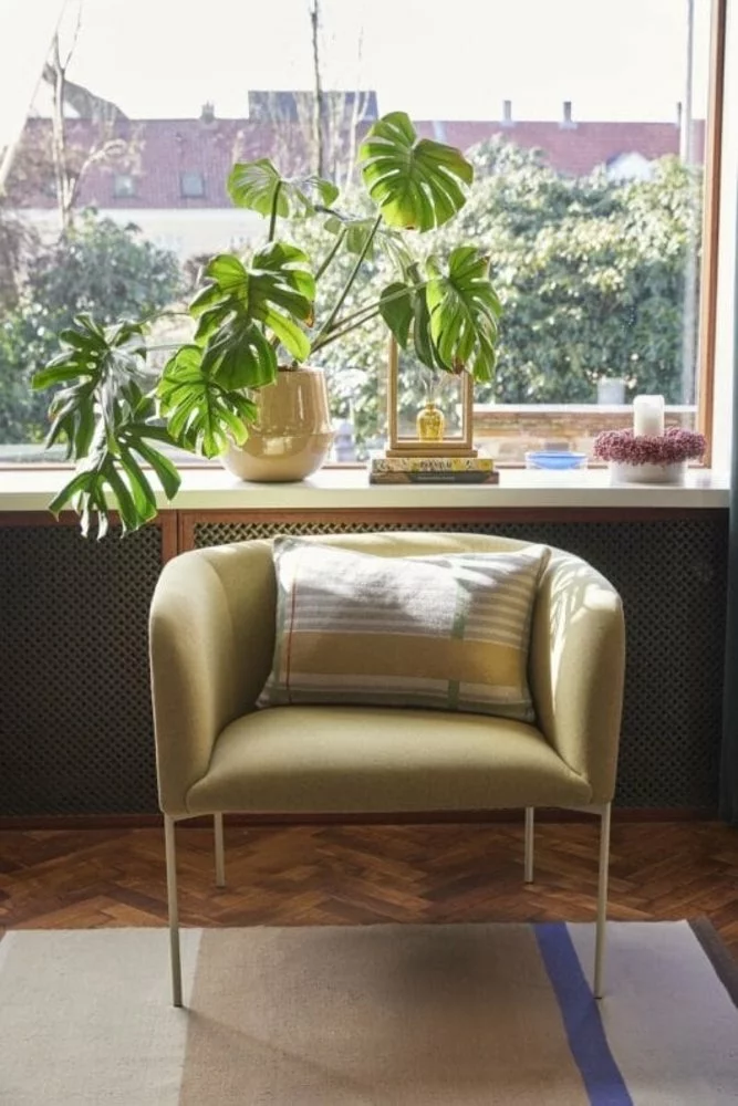 Hubsch Loungestoel - Geel/lichtgroen 8 Hubsch Loungestoel - Geel/lichtgroen - Afbeelding 6