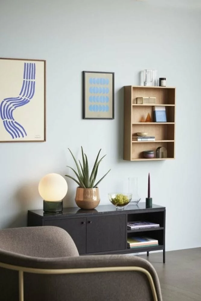 Hubsch Loungestoel - Lichtbruin/geel 8 Hubsch Loungestoel - Lichtbruin/geel - Afbeelding 6