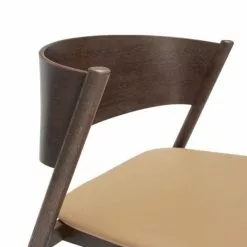 Hubsch Oblique Loungestoel Donkerbruin - 331606 -Fauteuils promo hubsch oblique loungestoel donkerbruin 331606 2