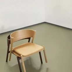 Hubsch Oblique Loungestoel Donkerbruin - 331606 -Fauteuils promo hubsch oblique loungestoel donkerbruin 331606 6