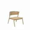 Hubsch Oblique Loungestoel Naturel - 331605 -Fauteuils promo hubsch oblique loungestoel naturel 331605