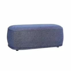 Hubsch Poef Polyester- Blauw