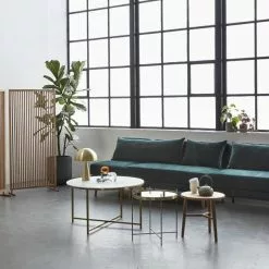 Hubsch Salontafel Hout - Set Van 3 -Fauteuils promo hubsch salontafel hout set van 3 3