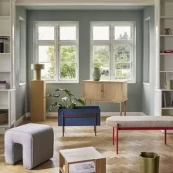 Hubsch Sculpture Poef Grijs - 101501 -Fauteuils promo hubsch sculpture poef grijs 101501 3