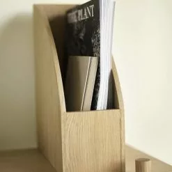 Hubsch Wandmeubel Eikenhout Met 2 Planken -Fauteuils promo hubsch wandmeubel eikenhout met 2 planken 2