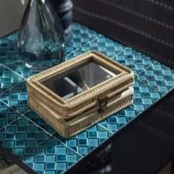 Nordal Aqua Salontafel - Turquoise/zwart -Fauteuils promo nordal aqua salontafel turquoise zwart 2