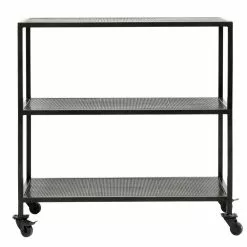 Nordal Karna Trolley Met 2 Planken - Zwart