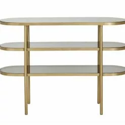 Nordal Ovale Bijzettafel Goud