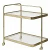 Nordal Trolley Goud Met Glas