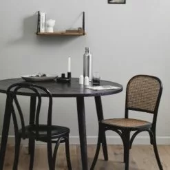 Nordal Vico Wandplank - Zwart/naturel -Fauteuils promo nordal vico wandplank zwart naturel 2