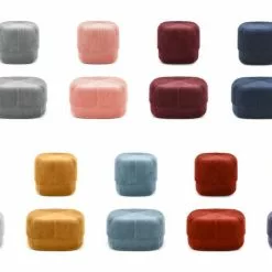 Normann Copenhagen Circus Pouf Small Blauw 46x46x40cm -Fauteuils promo normann copenhagen circus pouf small blauw 46x46x4 2