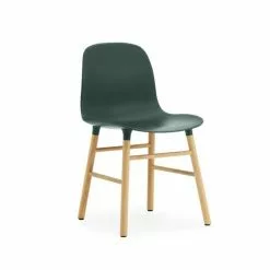 Normann Copenhagen Form Chair Eiken Stoel Groen