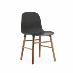 Normann Copenhagen Form Chair Walnoot Stoel Zwart