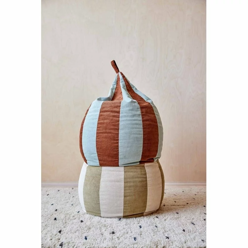 OYOY Iro Zitzak Beige/khaki - M107403 4 OYOY Iro Zitzak Beige/khaki - M107403 - Afbeelding 2